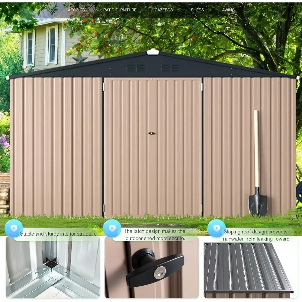 12 'x 10' metal storage shed