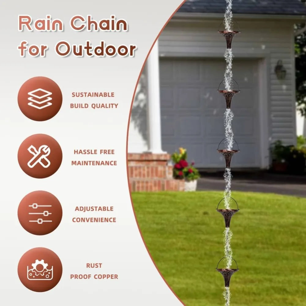 Outdoor Adjustable Rain Chain