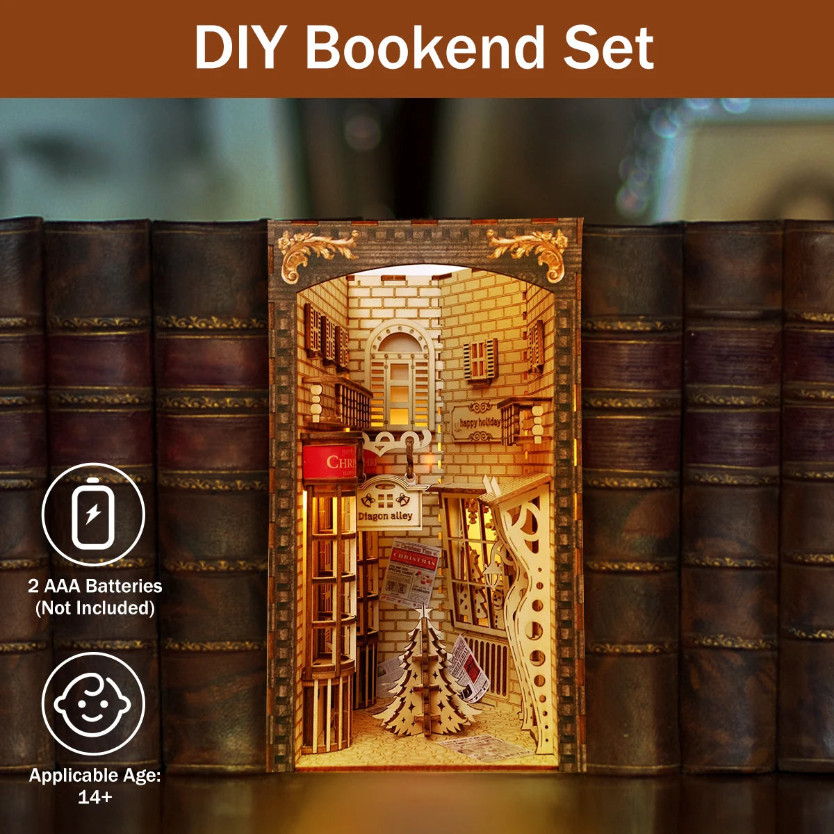 1/5pcs DIY Book Nook Kit