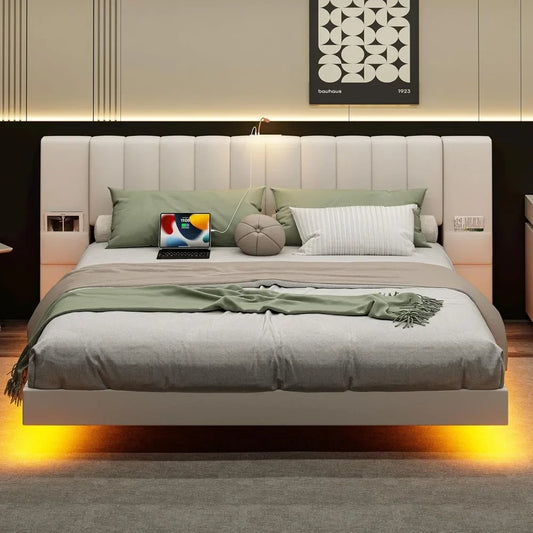 Floating Bed Frame King Size