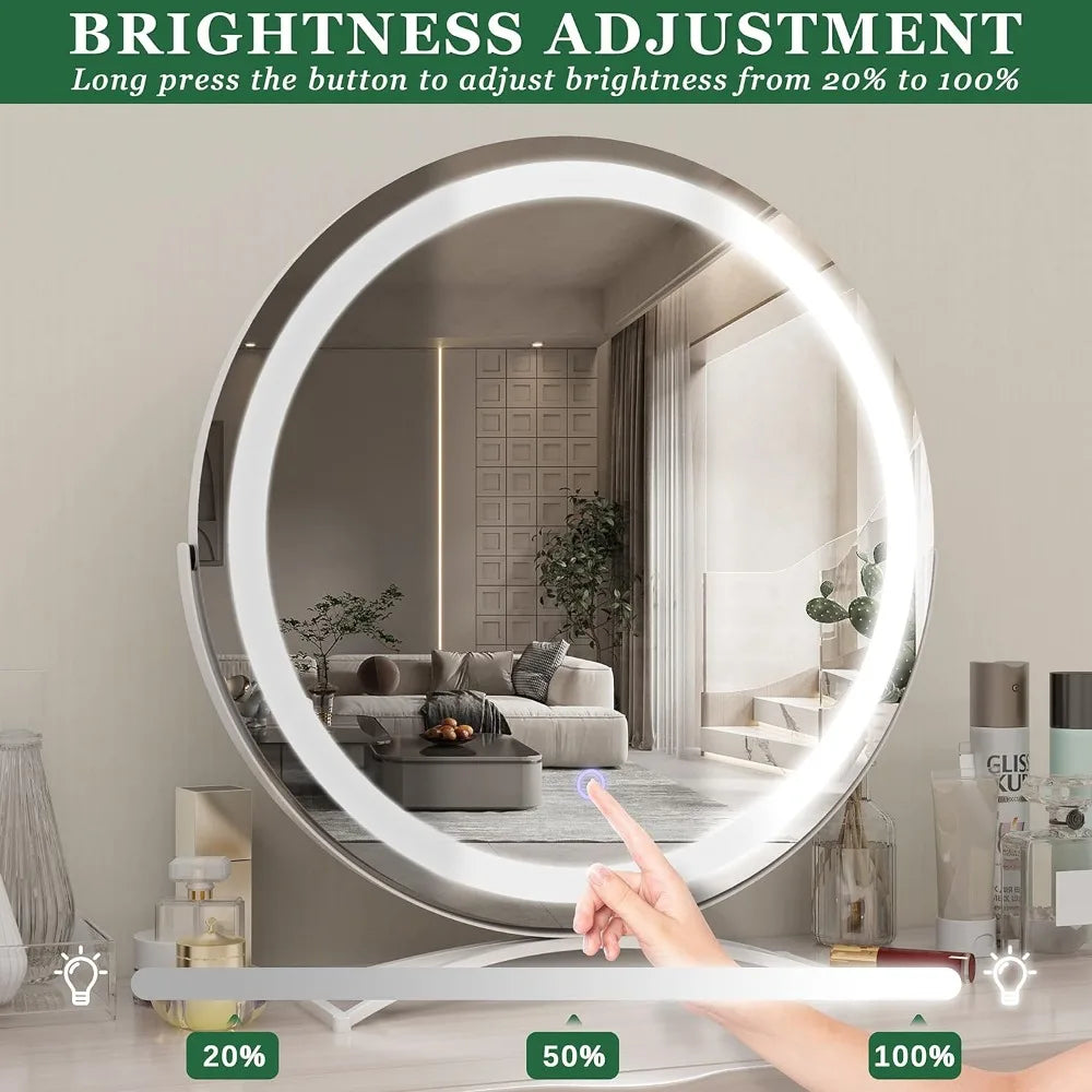 18 Inch Vanity Mirror w/LED