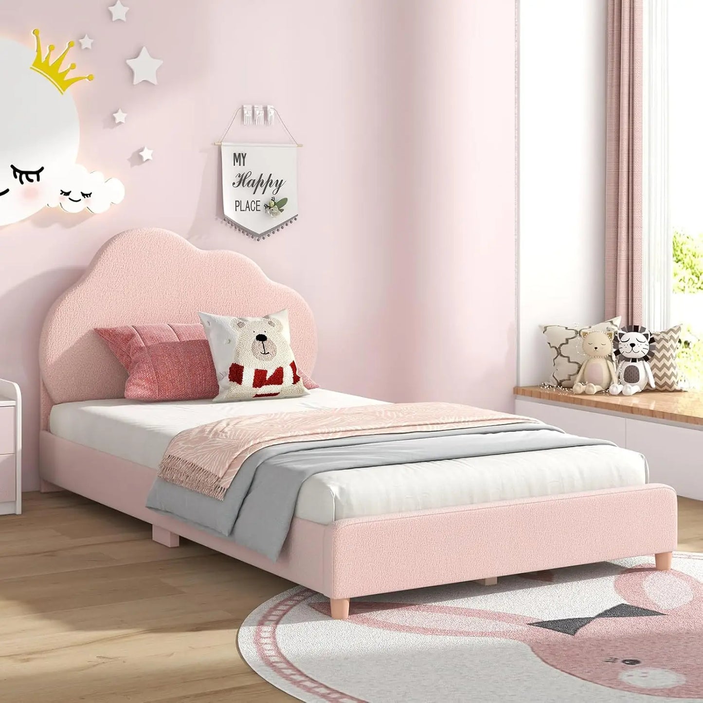 Twin Bed for Children w/Headboard