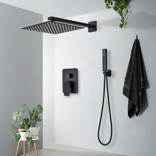 Black Shower Faucets System