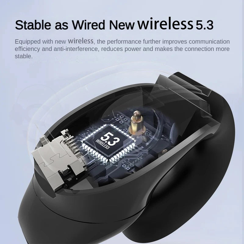 Bone Conduction Headphones Bluetooth Ear Clip
