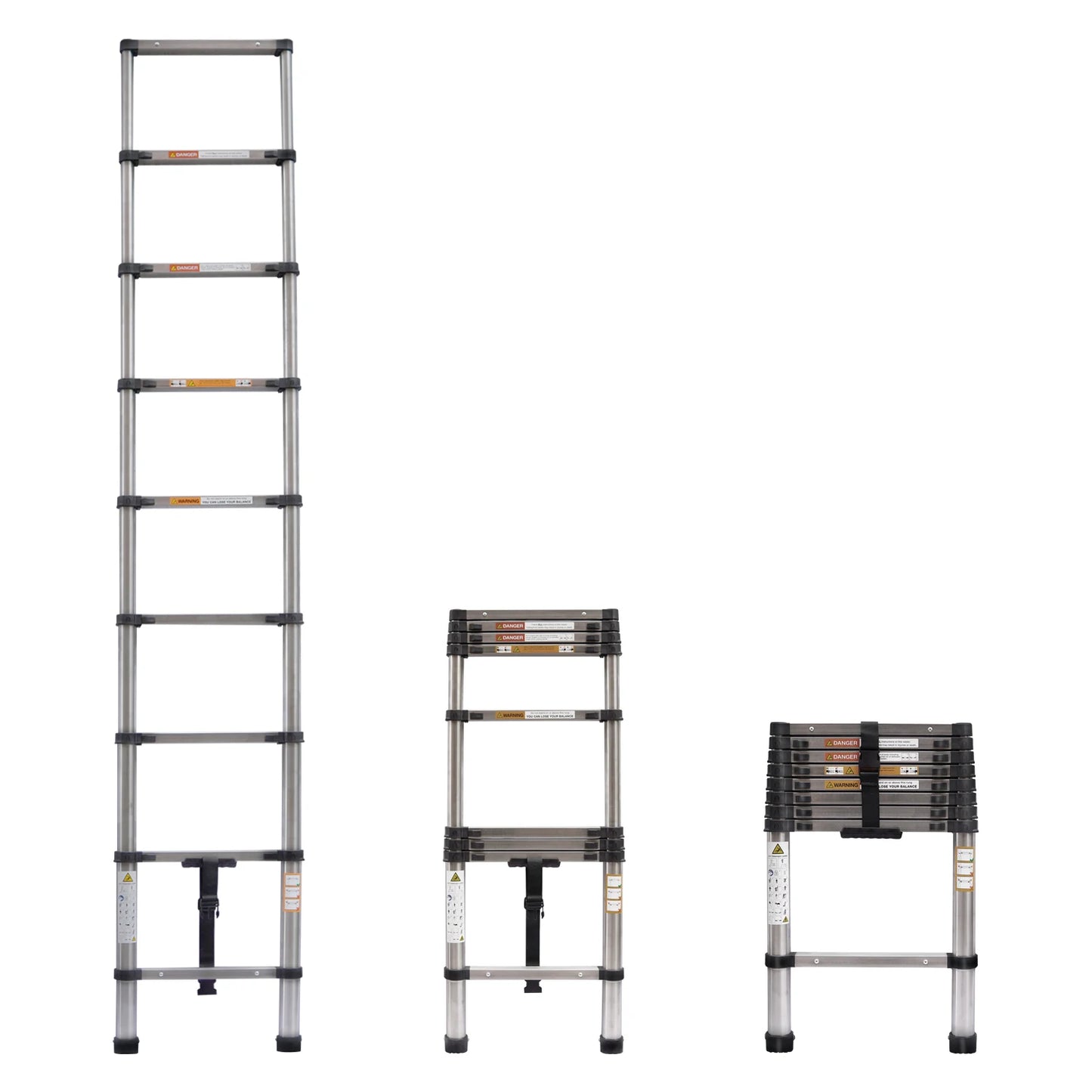 Telescopic Steel Ladder Multi-Purpose Extendable Ladder