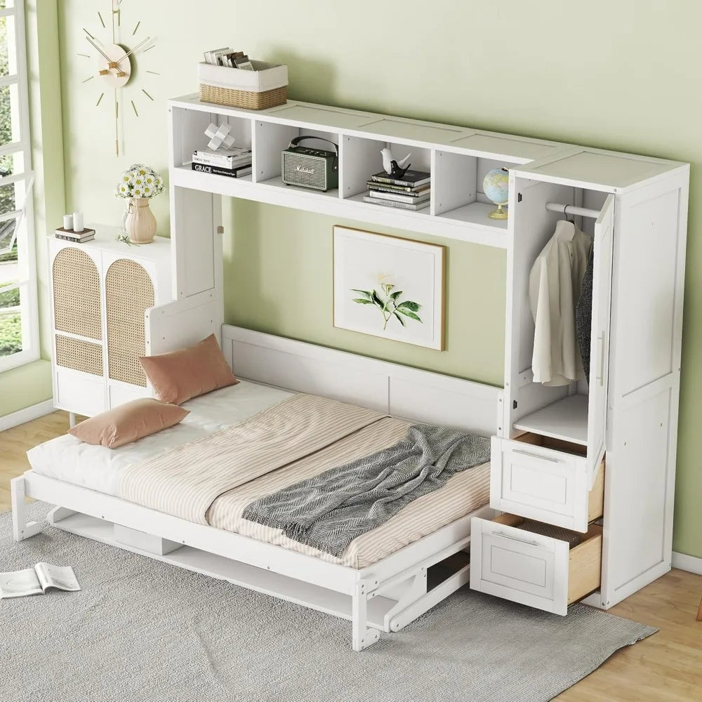 Full Size Murphy Bed w/Closet