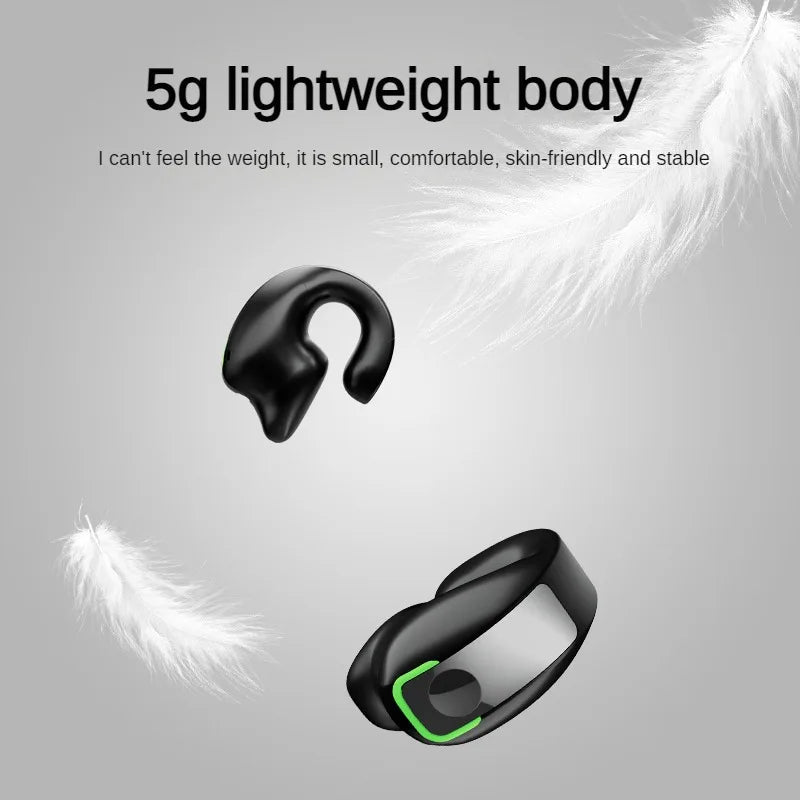 Bone Conduction Headphones Bluetooth Ear Clip