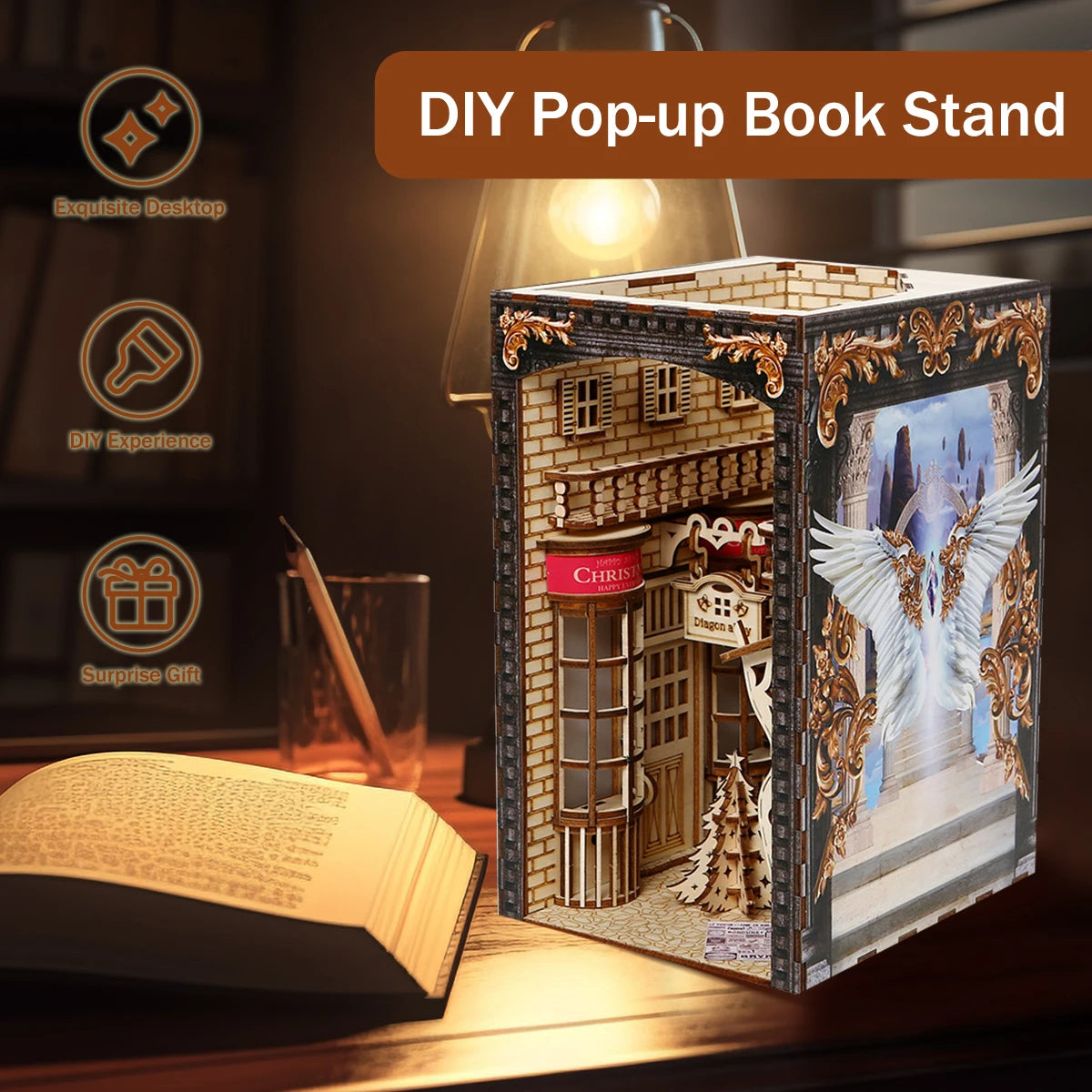 1/5pcs DIY Book Nook Kit