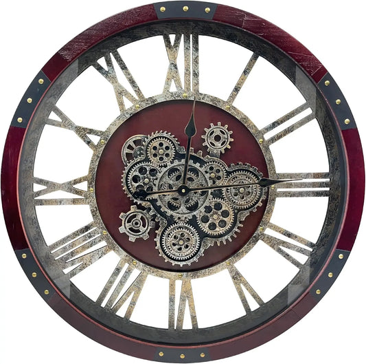 40" Original Moving Gears Wall Clock