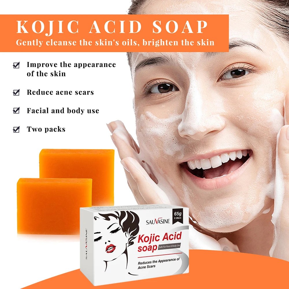 New Kojic Acid Glow Facial Soap