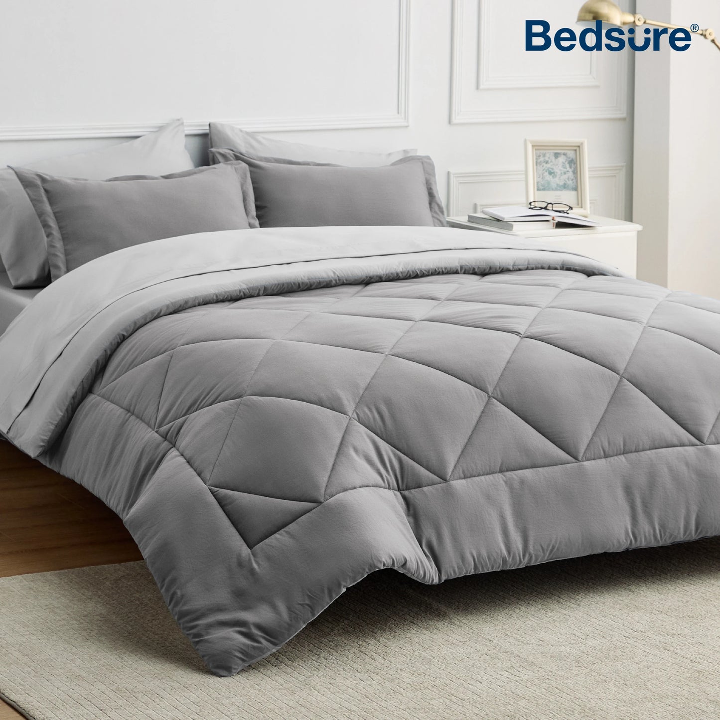 Bedsure Comforter Set - Reversible