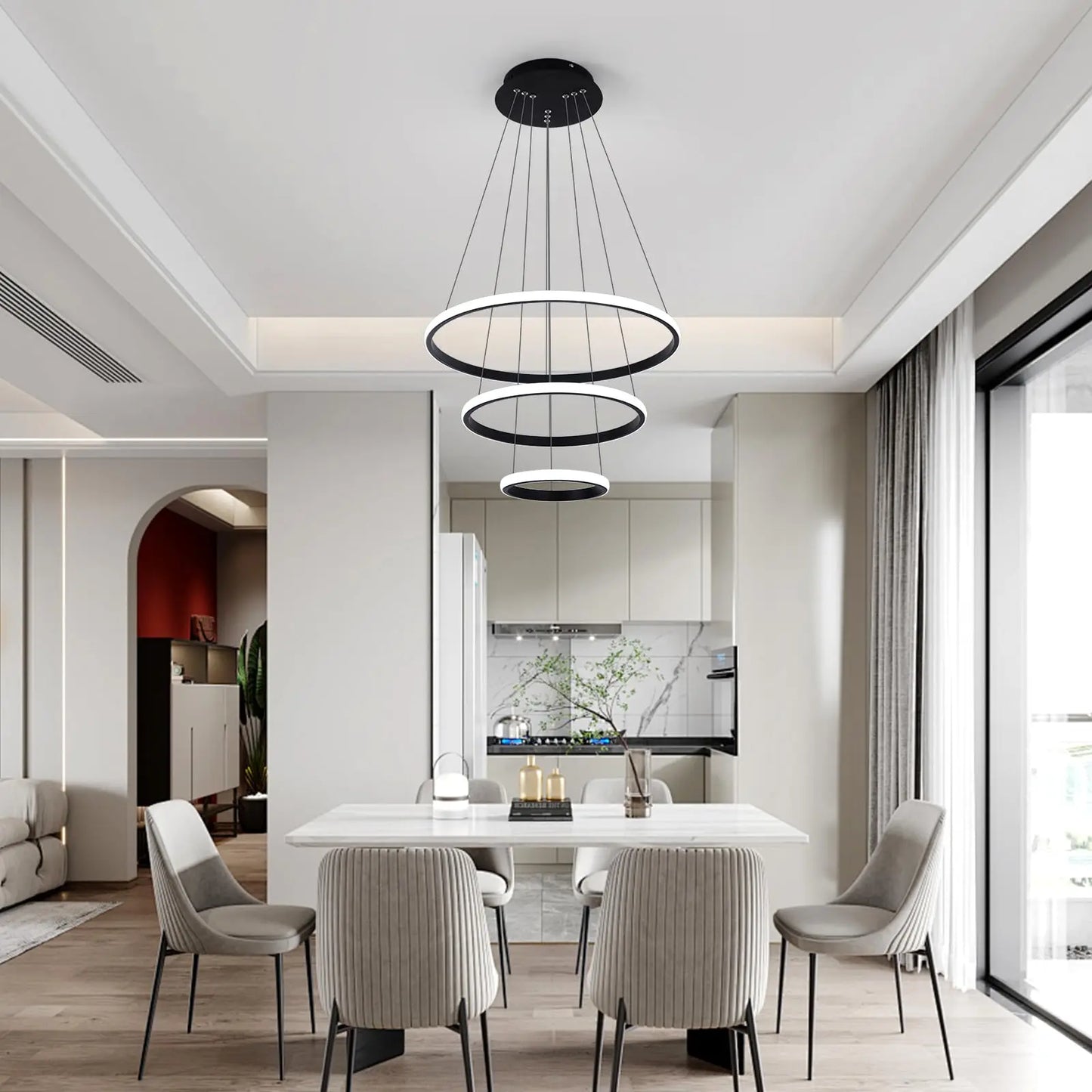 Dimmable Modern LED Chandelier