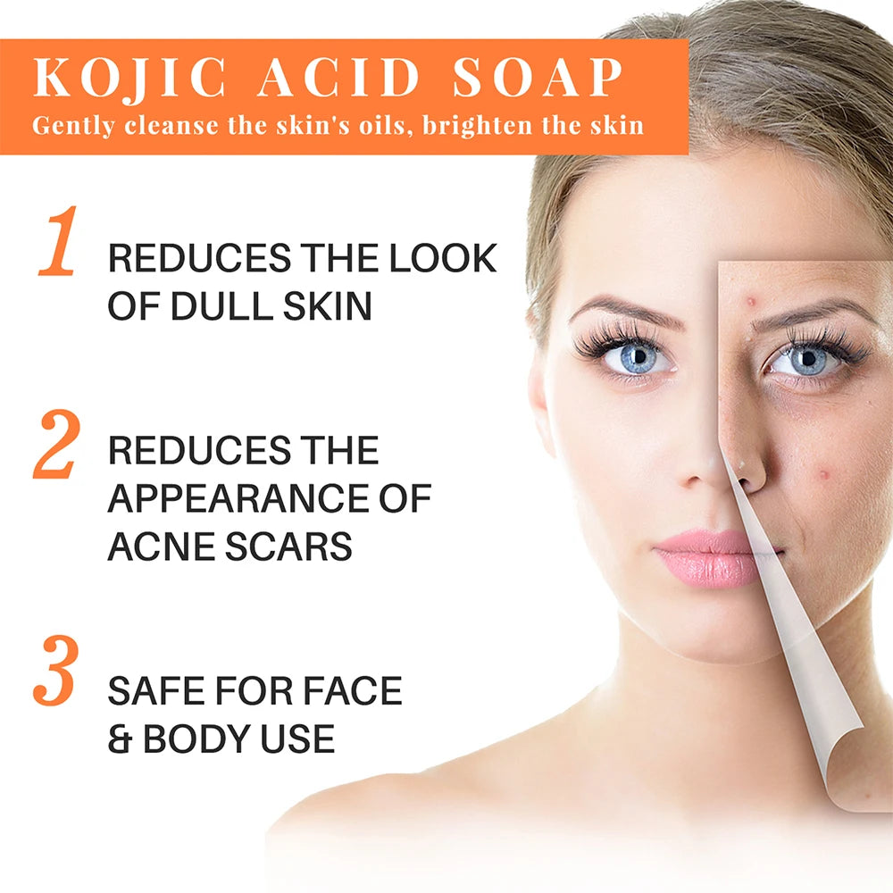 New Kojic Acid Glow Facial Soap