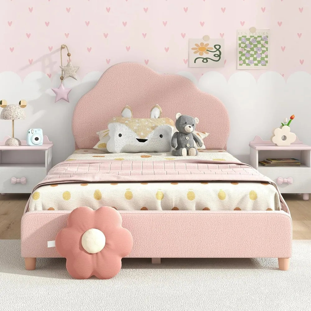 Twin Bed for Children w/Headboard