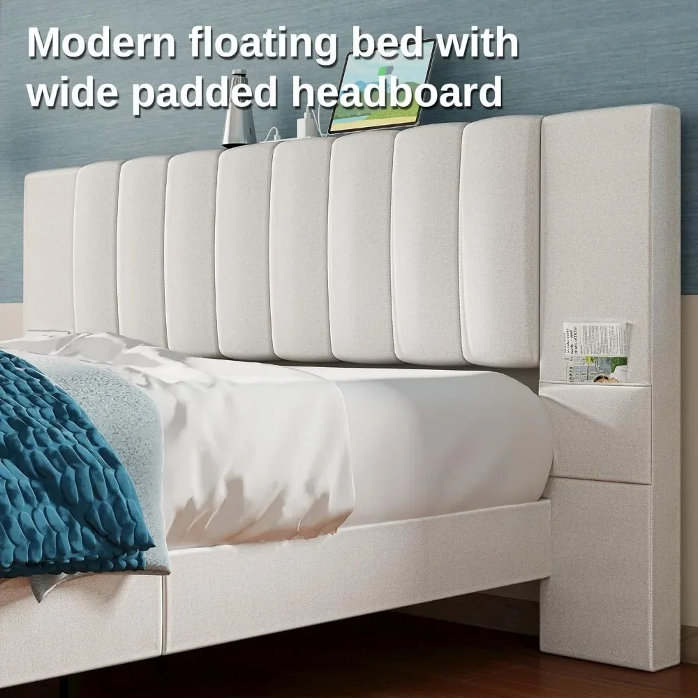 Floating Bed Frame King Size