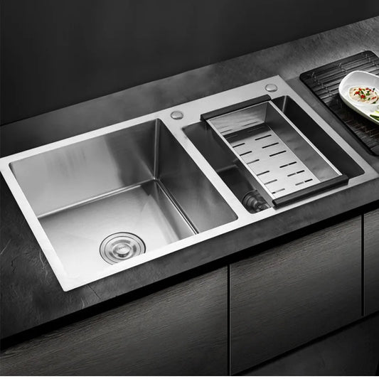 Stainless Steel Deep Double Sink