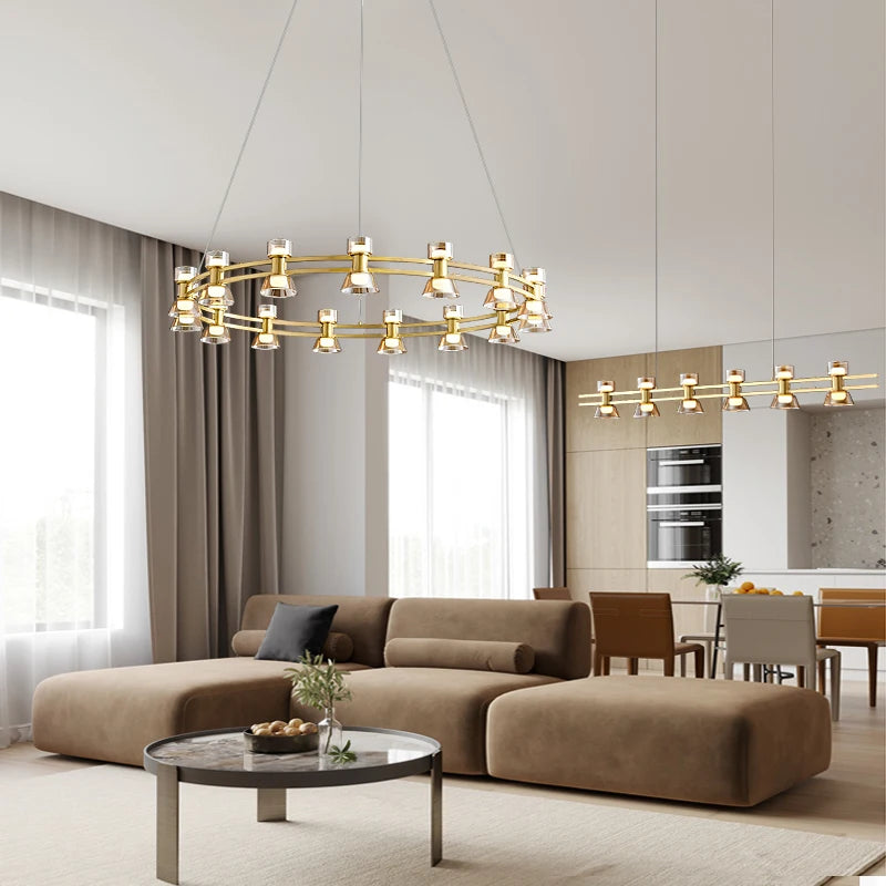 Luxury chandelier postmodern designer lamps