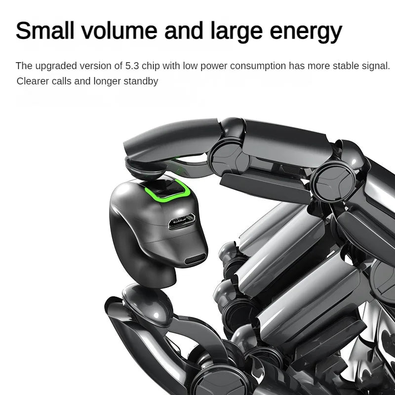 Bone Conduction Headphones Bluetooth Ear Clip